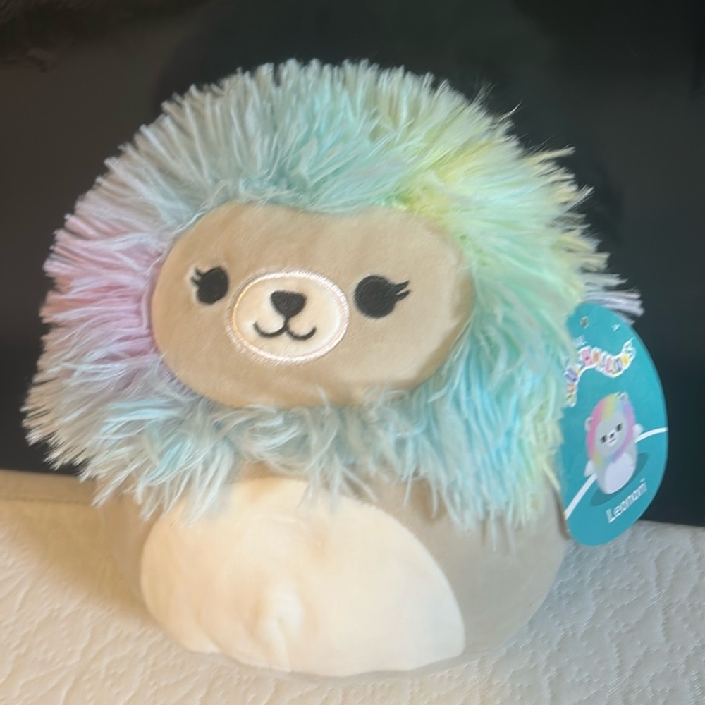 LEONORI 🦁🪽 Rainbow Winged Lion Original Squishmallow by Kelly Toy ☆》NWT《☆